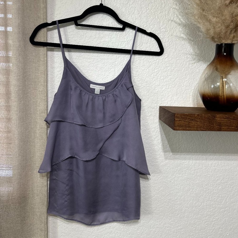 New York & Company - Tiered Spaghetti Strap Women's Top - Size M